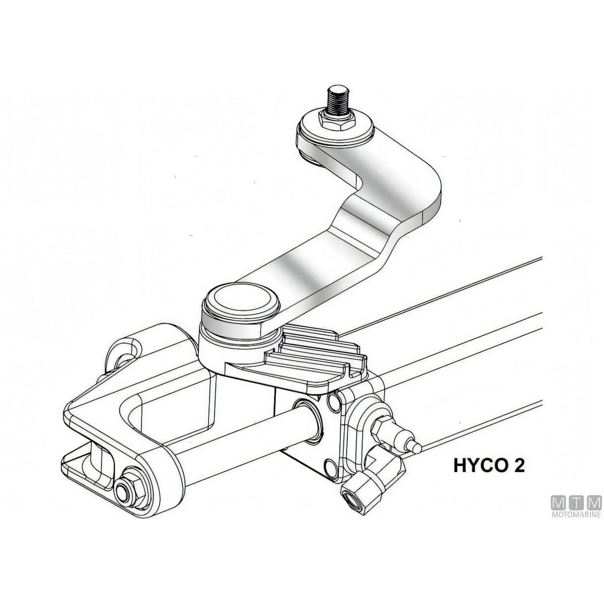 Ultraflex Kit Timoneria Idraulica Hytech pompa e cilindro — Kit timoneria Hytech 1