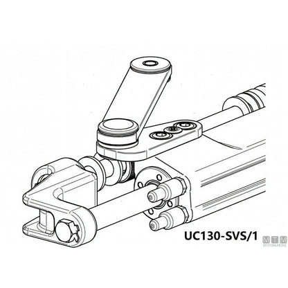 Ultraflex timoneria idraulica SilverSteer GT 300HP acciaio inox — Pompa UP28F-SVS