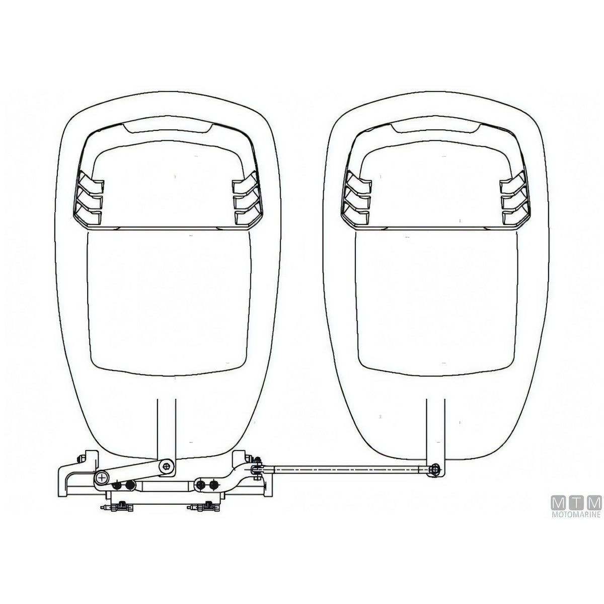 Ultraflex timoneria idraulica SilverSteer GT 300HP acciaio inox — Pompa UP28F-SVS