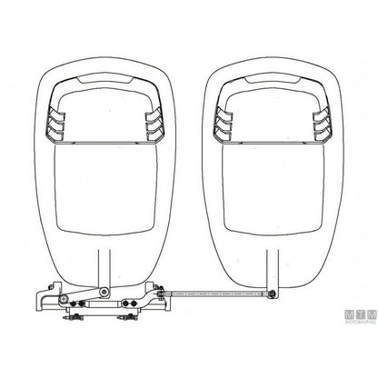Ultraflex timoneria idraulica SilverSteer GT 300HP acciaio inox — Pompa UP28F-SVS