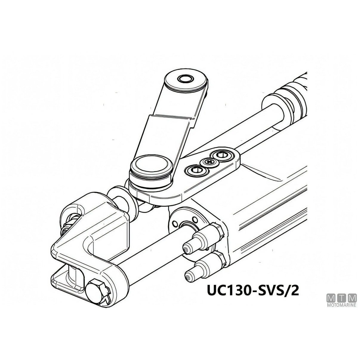 Ultraflex kit timoneria idraulica servoassistita MasterDrive — Cilindro UC130-SVS/2