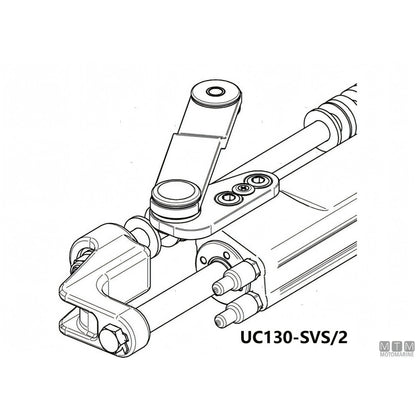 Ultraflex kit timoneria idraulica servoassistita MasterDrive — Cilindro UC130-SVS/2