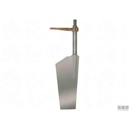 Tor Marine pala timone P11 acciaio inox — 520x260mm
