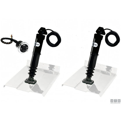 Uflex Kit Trim Elettromeccanico Acciaio Inox — Kit completo (attuatori + comando)