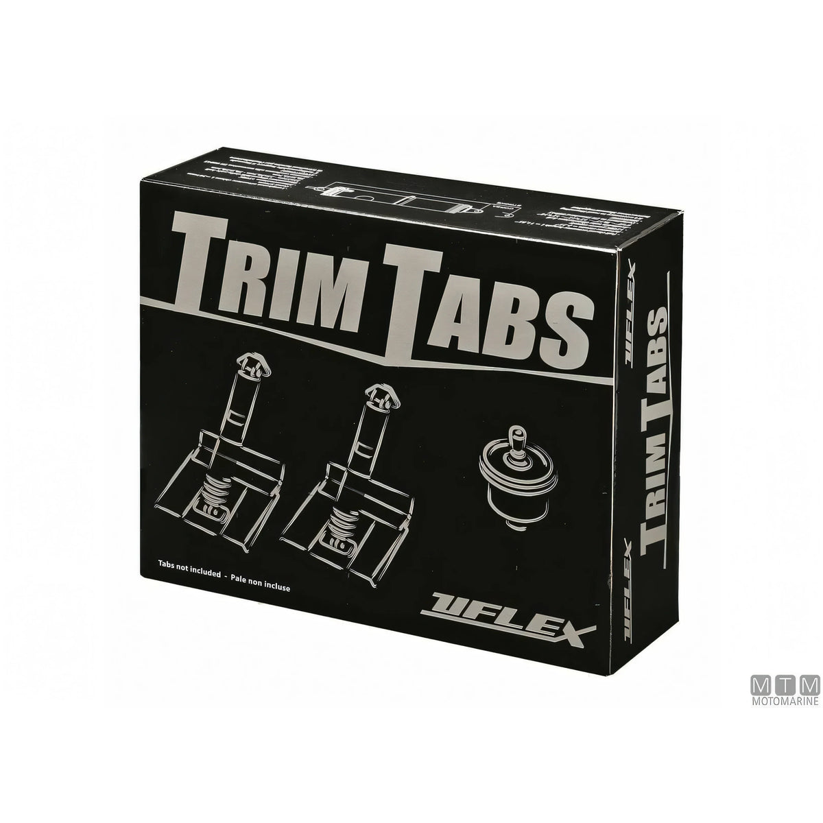 Uflex Kit Trim Elettromeccanico Acciaio Inox — Kit completo (attuatori + comando)