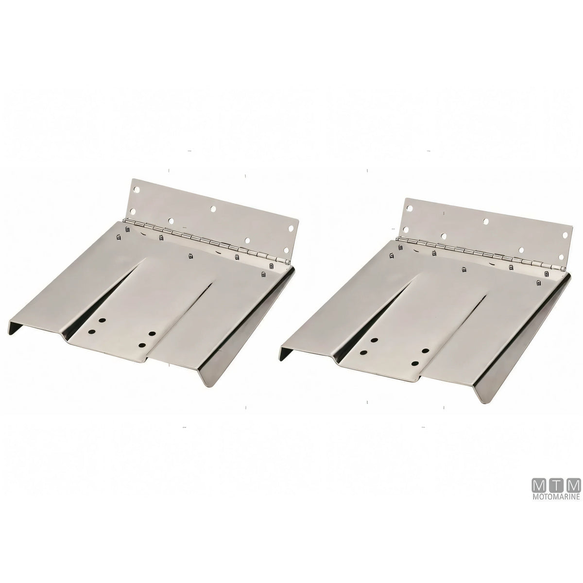 Uflex Kit Trim Elettromeccanico Acciaio Inox — Coppia pale Hi-Performance 30x30 cm