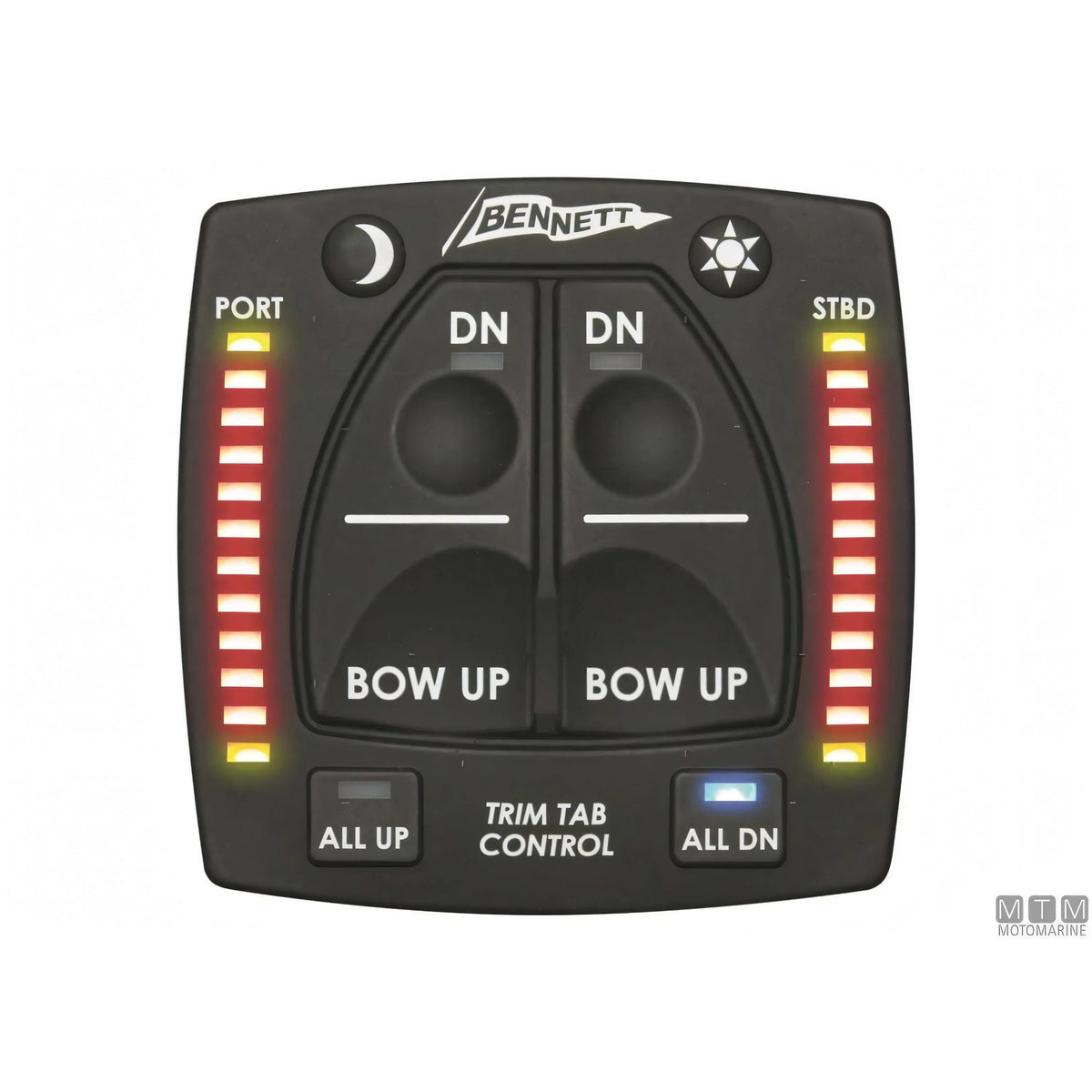 Indicatore assetto trim Bennett OBI9000 — Elettrico
