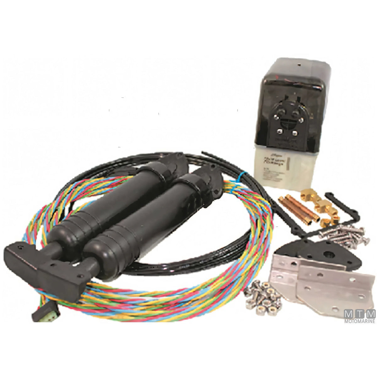 Bennett kit trim elettroidraulico e pala flap in acciaio inox — Kit 12V
