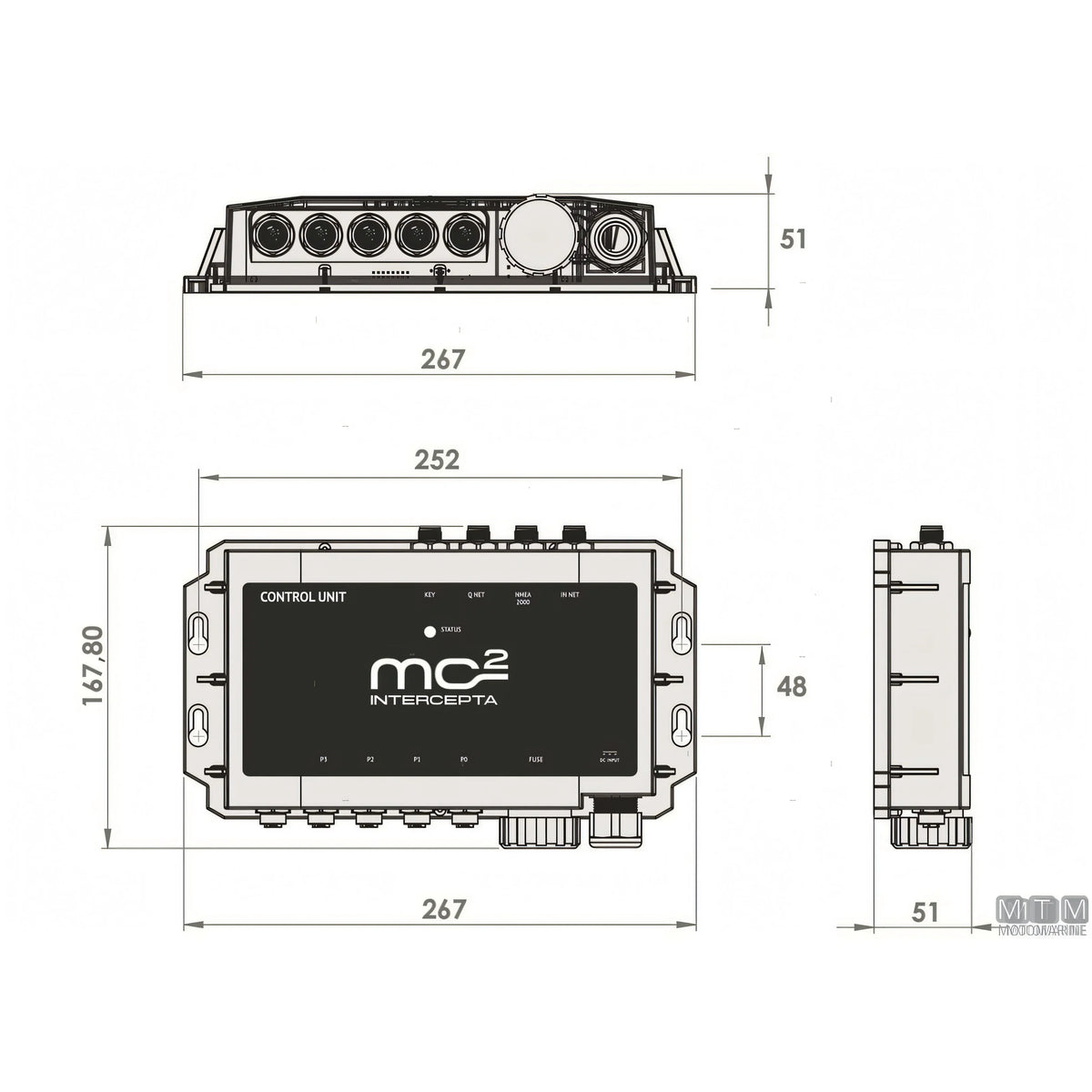 Quick Intercepta IN - correttore di assetto a flap elettrico — 9-12 m