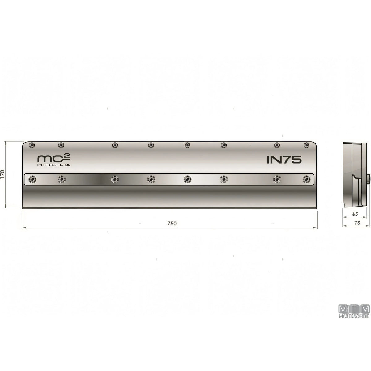 Quick Intercepta IN - correttore di assetto a flap elettrico — 15-18 m