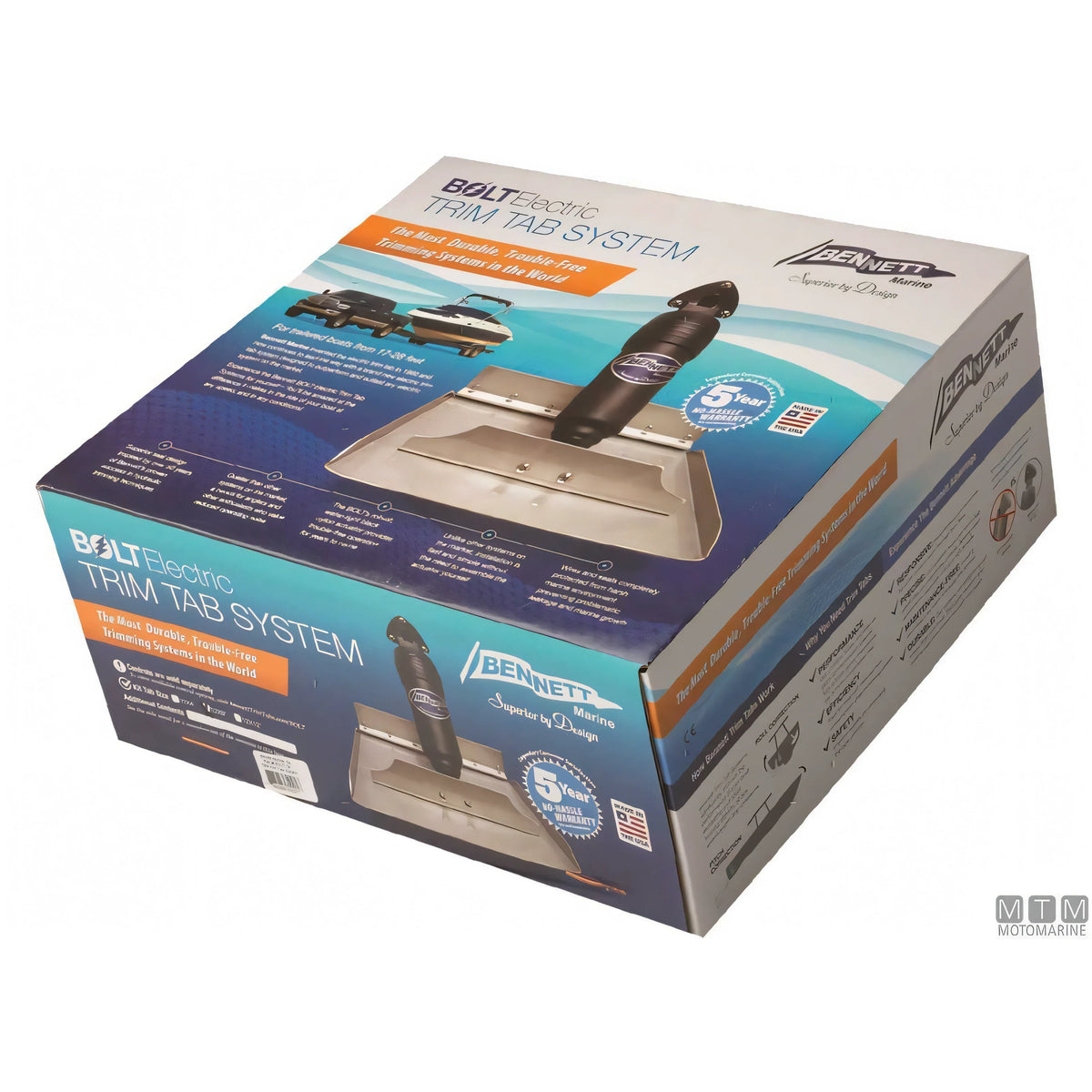 Bennett Bolt kit trim elettrico in acciaio inox — Kit 1212 - Pale 300x300 mm