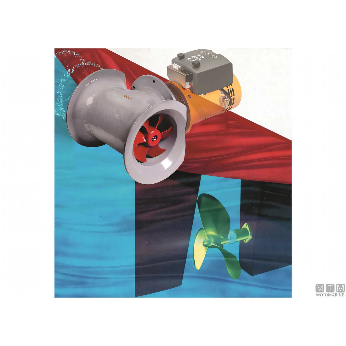 Vetus tunnel di poppa in vetroresina per Bow Propeller — Ø 110 mm - Bow Prop 25