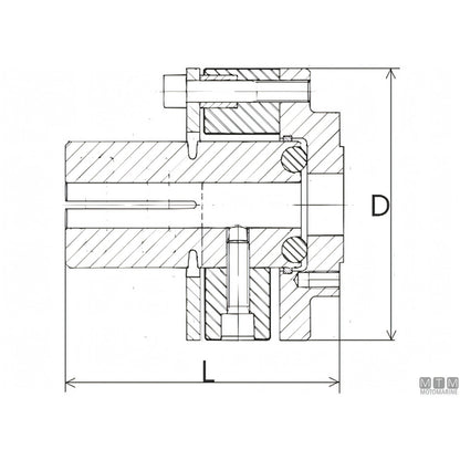Vetus Giunto Elastico Type 6 — Ø 35 mm