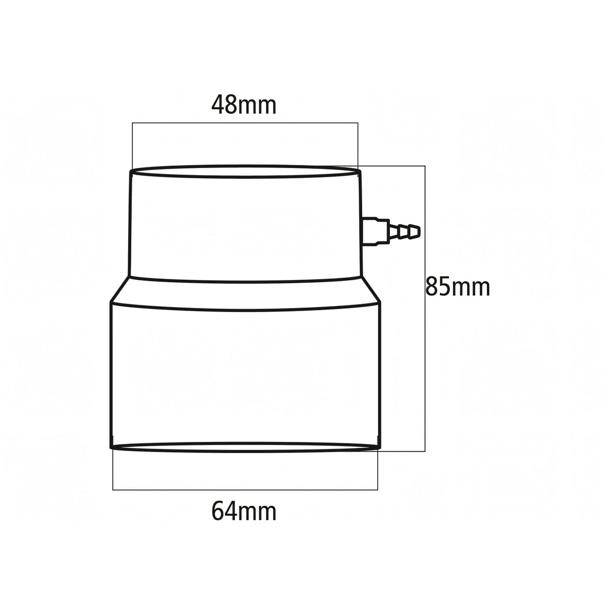 Tor Marine testa premitreccia flessibile per asse portaelica — Manicotto 25/30 mm
