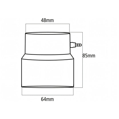 Tor Marine testa premitreccia flessibile per asse portaelica — Manicotto 25/30 mm