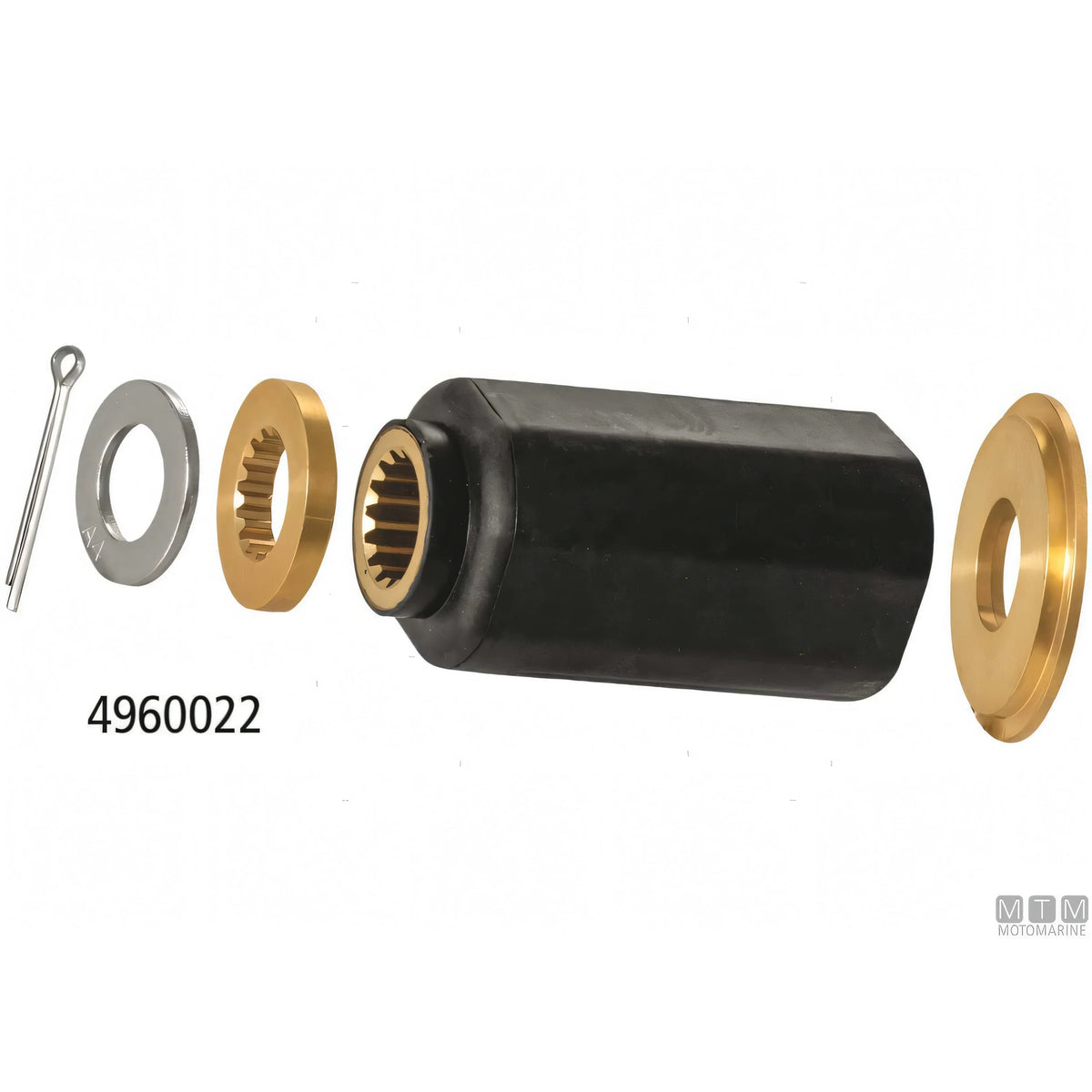 Elica Alice in acciaio inox per motore fuoribordo — Suzuki 90-115 HP
