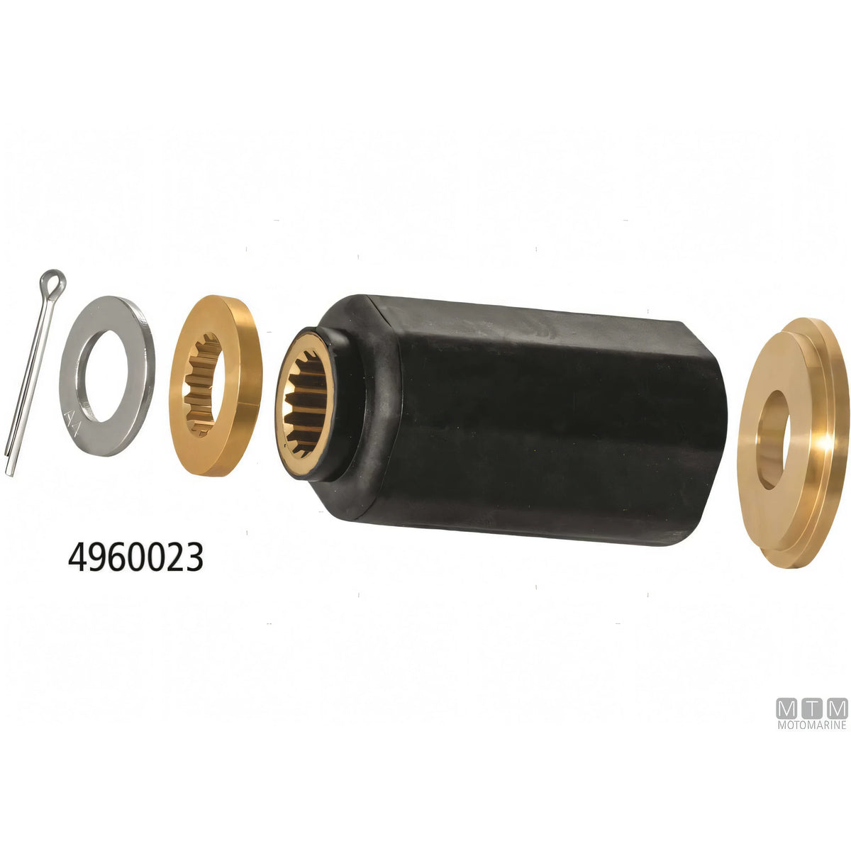 Elica Alice Racer in acciaio inox per motore fuoribordo — Kit Suzuki 115-140