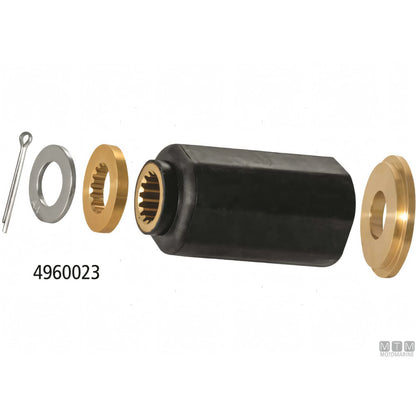 Elica Alice Racer in acciaio inox per motore fuoribordo — Kit Suzuki 115-140