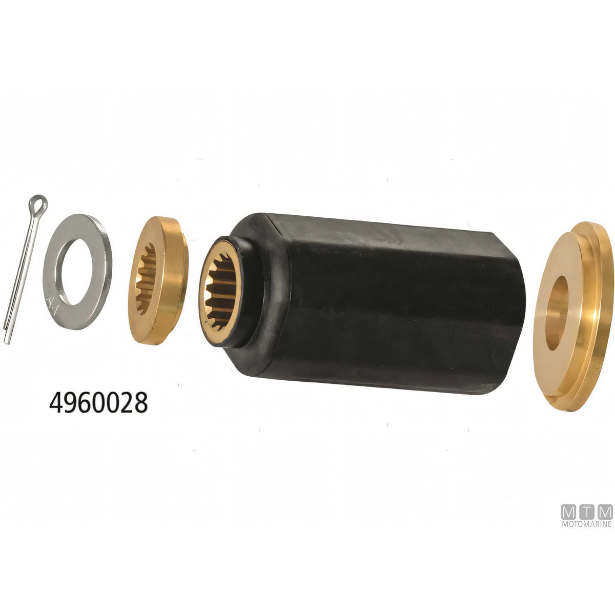 Elica Alice in acciaio inox per motore fuoribordo — Tohatsu 60-140 HP