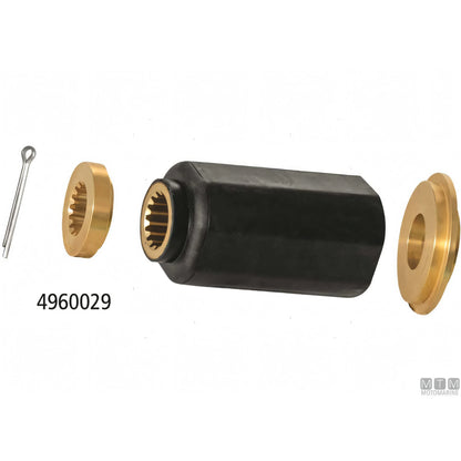 Elica Alice Racer in acciaio inox per motore fuoribordo — Kit Honda-Tohatsu 60-250