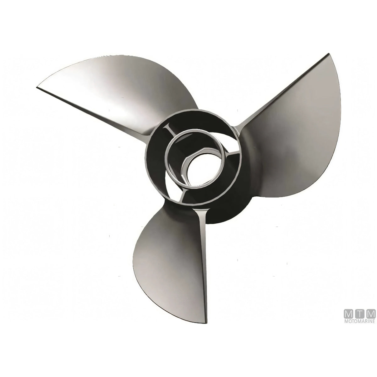 Elica Alice Racer in acciaio inox per motore fuoribordo — 10 1/2" x 19"