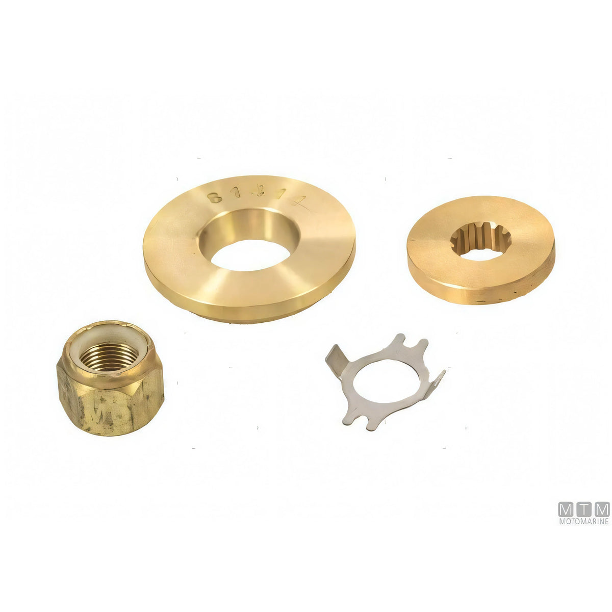 Elica Alice in alluminio per motore Mercury 40-125 HP — 14 x 9 - 3 pale