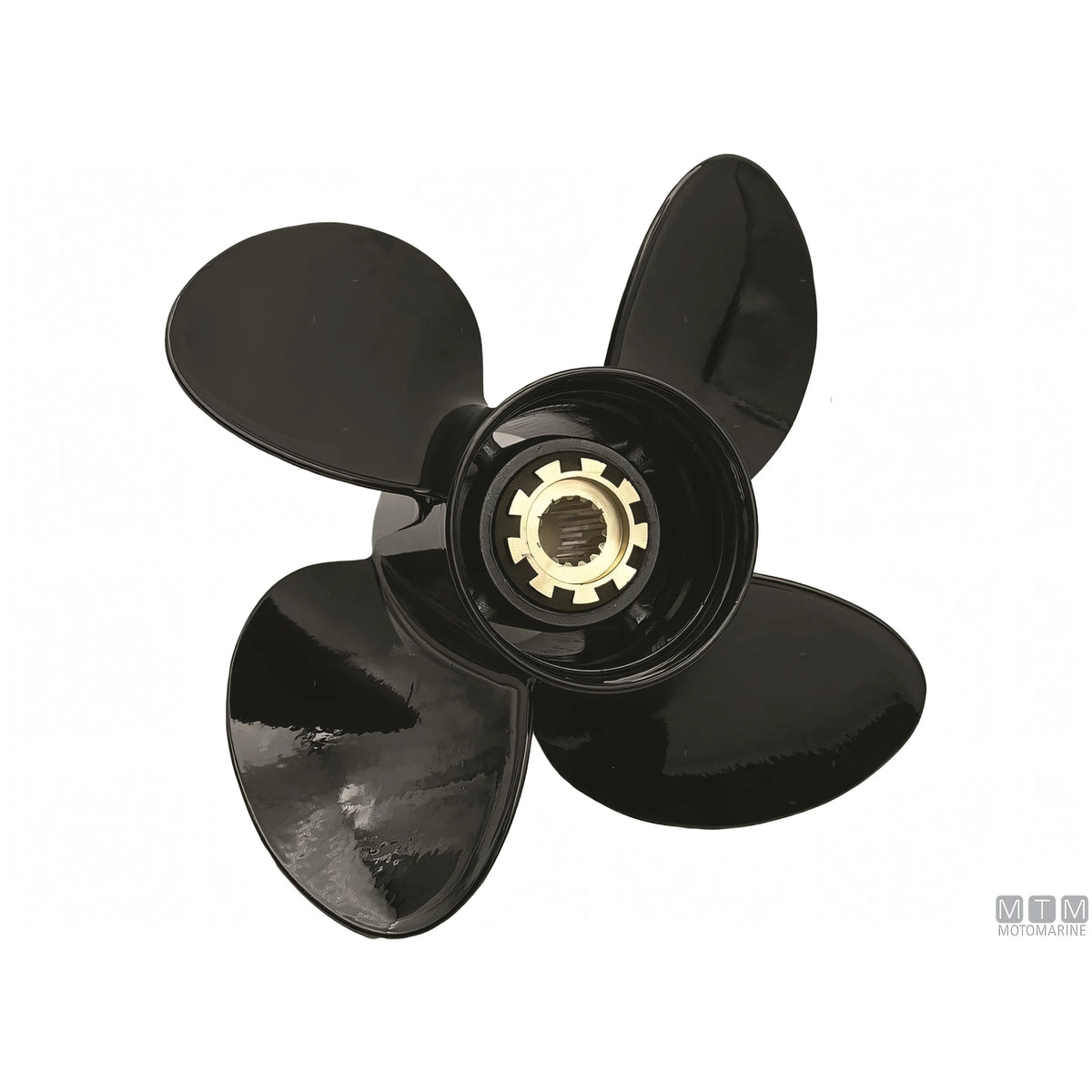 Elica Alice in alluminio per motore Mercury 40-125 HP — 13.8 x 13 - 4 pale
