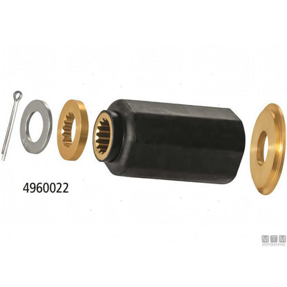 Elica Alice in acciaio inox per motore fuoribordo — Ø13 3/4 x 13 - 3 pale - RH