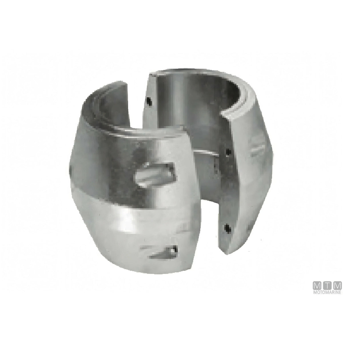 Enrico Polipodio anodo bracciale in zinco per asse portaelica — Ø 110 mm