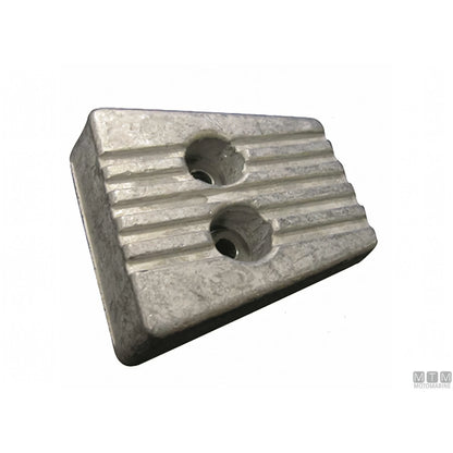 Anodo Martyr in alluminio per piede poppiero Volvo Penta — SX-A/DPS-A/DPS-B 94x93