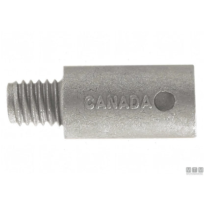 Anodo Martyr in alluminio per piede poppiero Volvo Penta — TAMD 200/250/270