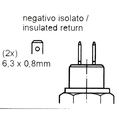 Sensore VDO temperatura acqua tipo G6