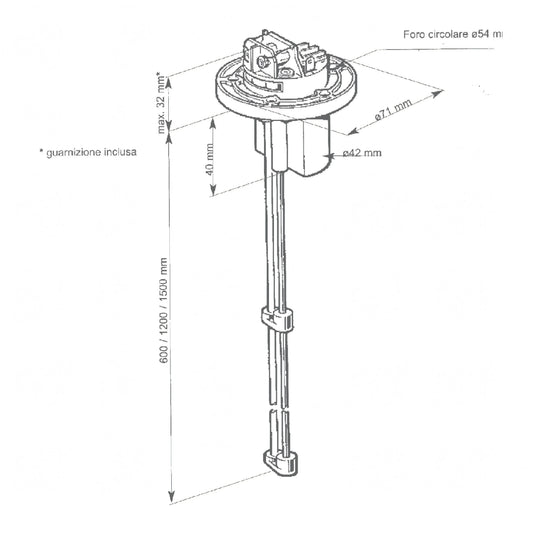Sensore capacitivo VDO acqua chiara