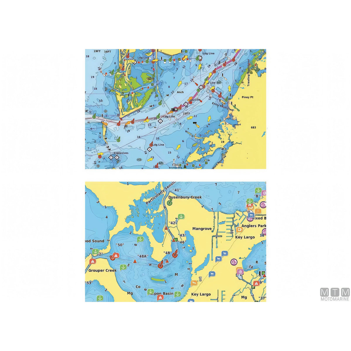 Garmin cartografia nautica elettronica Navionics Spagna e Mediterraneo — Garmin Navionics+ (Standard)