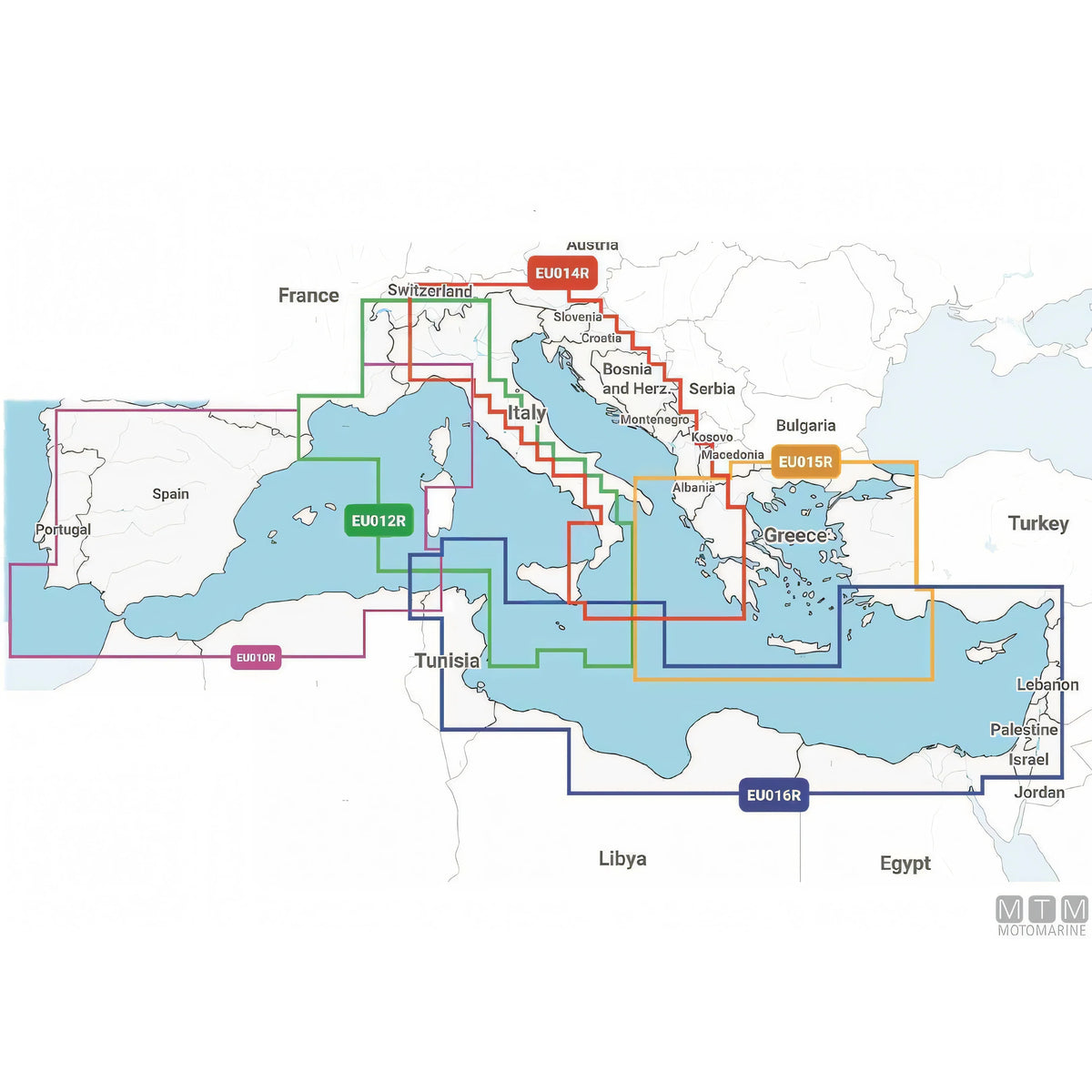 Garmin cartografia nautica elettronica Navionics Spagna e Mediterraneo — Garmin Navionics+ (Standard)