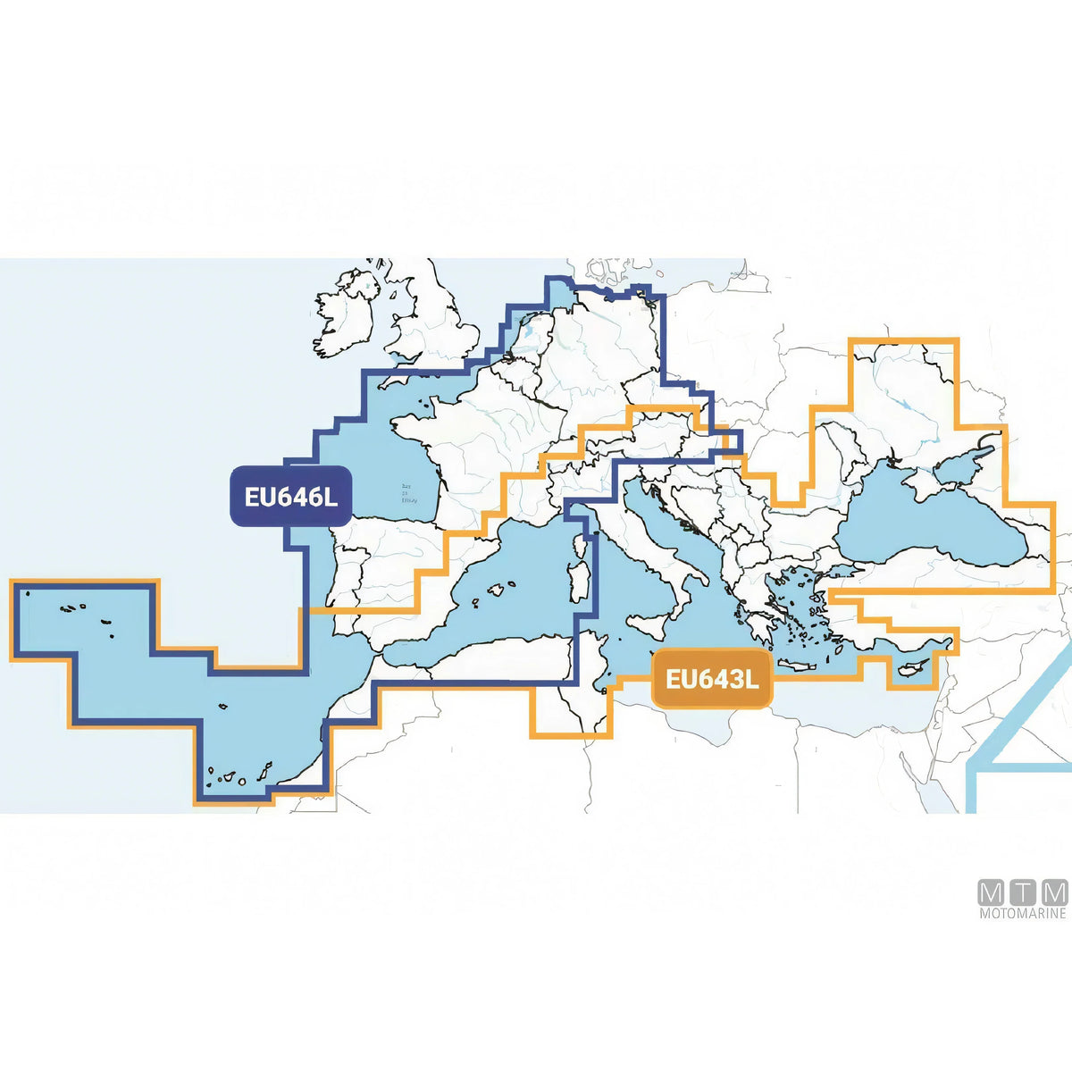 Garmin cartografia nautica elettronica Navionics Spagna e Mediterraneo — Garmin Navionics Vision+ (Premium)