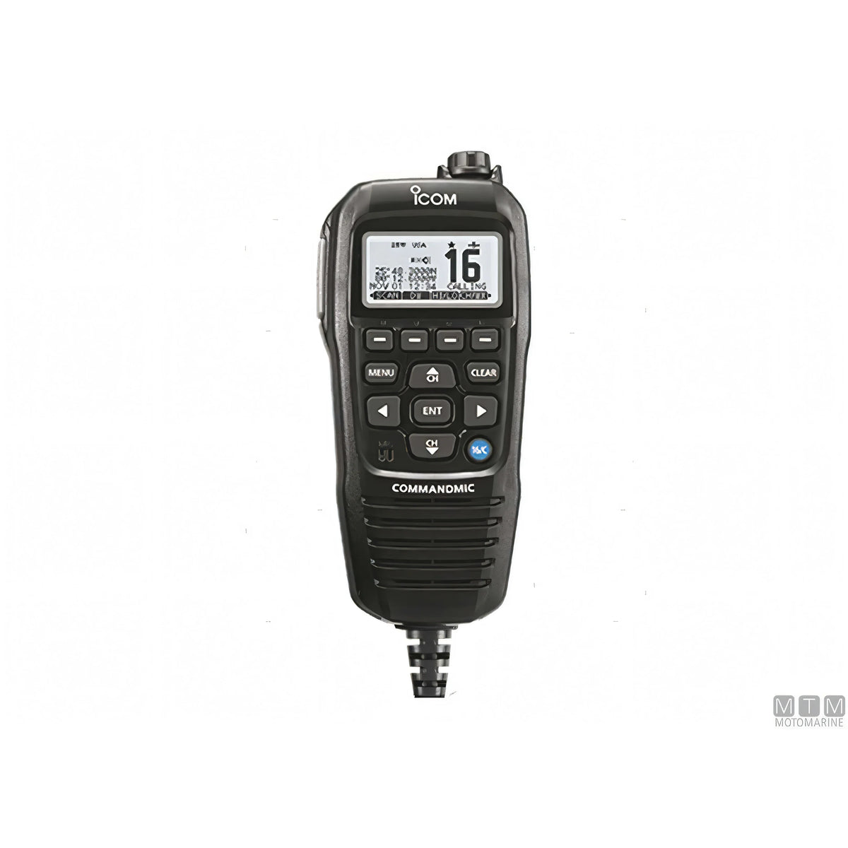 Icom VHF IC-M510E EVO AIS nero — Microfono HM-229B Black
