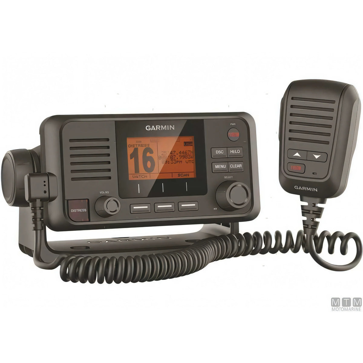 Radio VHF fissa Garmin 115i nera con microfono