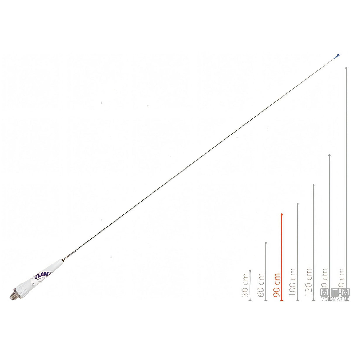 Antenna VHF Glomex RA106 RIB — Acciaio Inox
