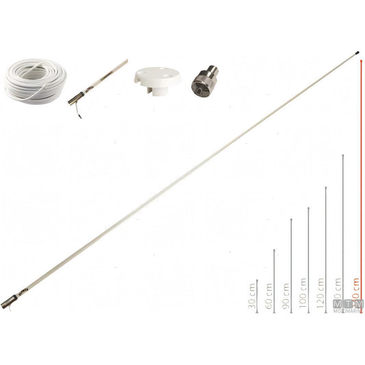 Antenna VHF Glomex RA1225HP Motor ricambio originale — RA1225HP Motor