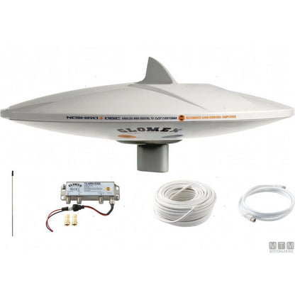 Antenna Glomex Nashira TV AM FM DAB — Bianco
