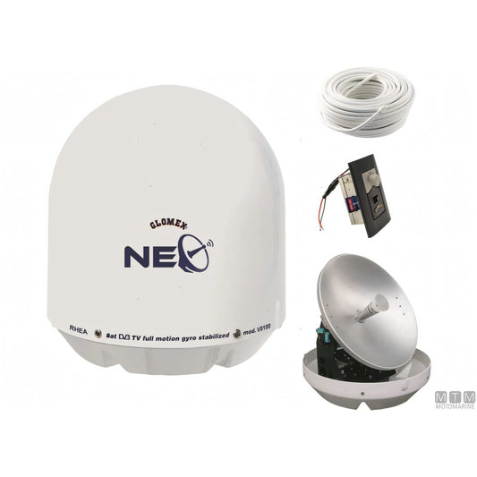 Glomex Rhea V8100N antenna TV satellitare — Antenna completa