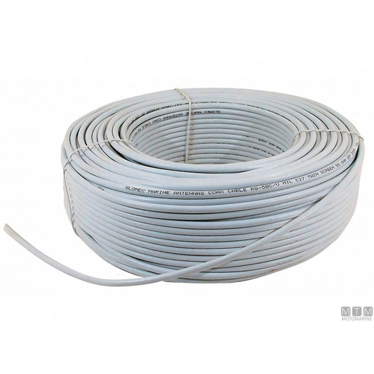 Glomex Cavo Coassiale VHF RA117 doppio schermo — 100 m