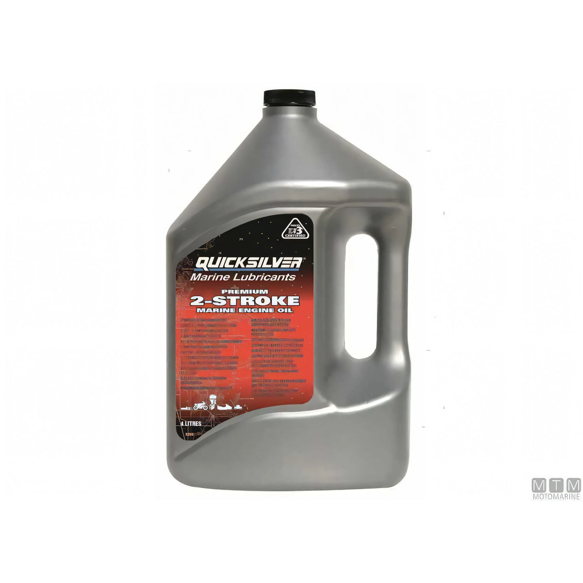 Quicksilver olio 2 tempi TC-W3 Premium confezione cartone 2x10 litri — vista 2