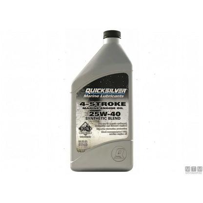 Quicksilver Olio Motore 4 Tempi 25W40 Synthetic Blend — Cartone 6 x 1 L