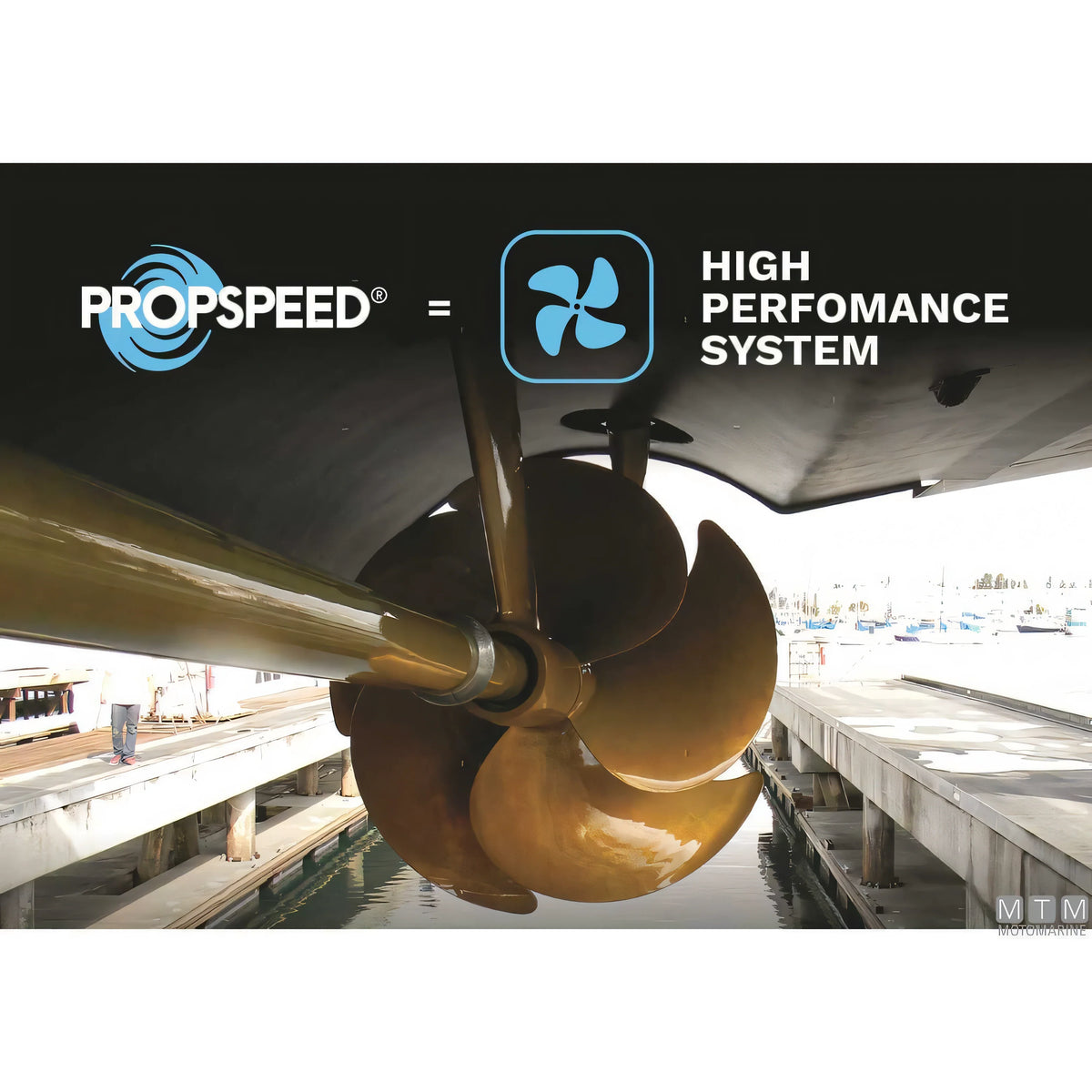 Motomarine Kit Antivegetativa Propspeed — Grande (3,4 m²)