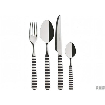 Marine Business set posate Venezia acciaio inox — 24 pz (6x4)