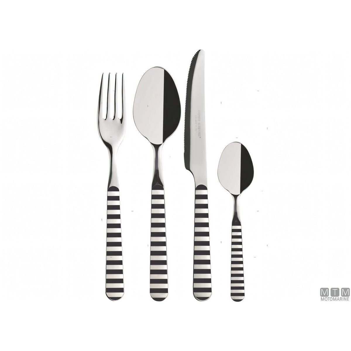 Marine Business set posate Venezia acciaio inox — 24 pz (6x4)