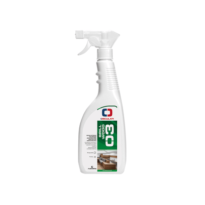 Flacone spray bianco Osculati 03 Brillwood detergente ravvivante per legno 750ml