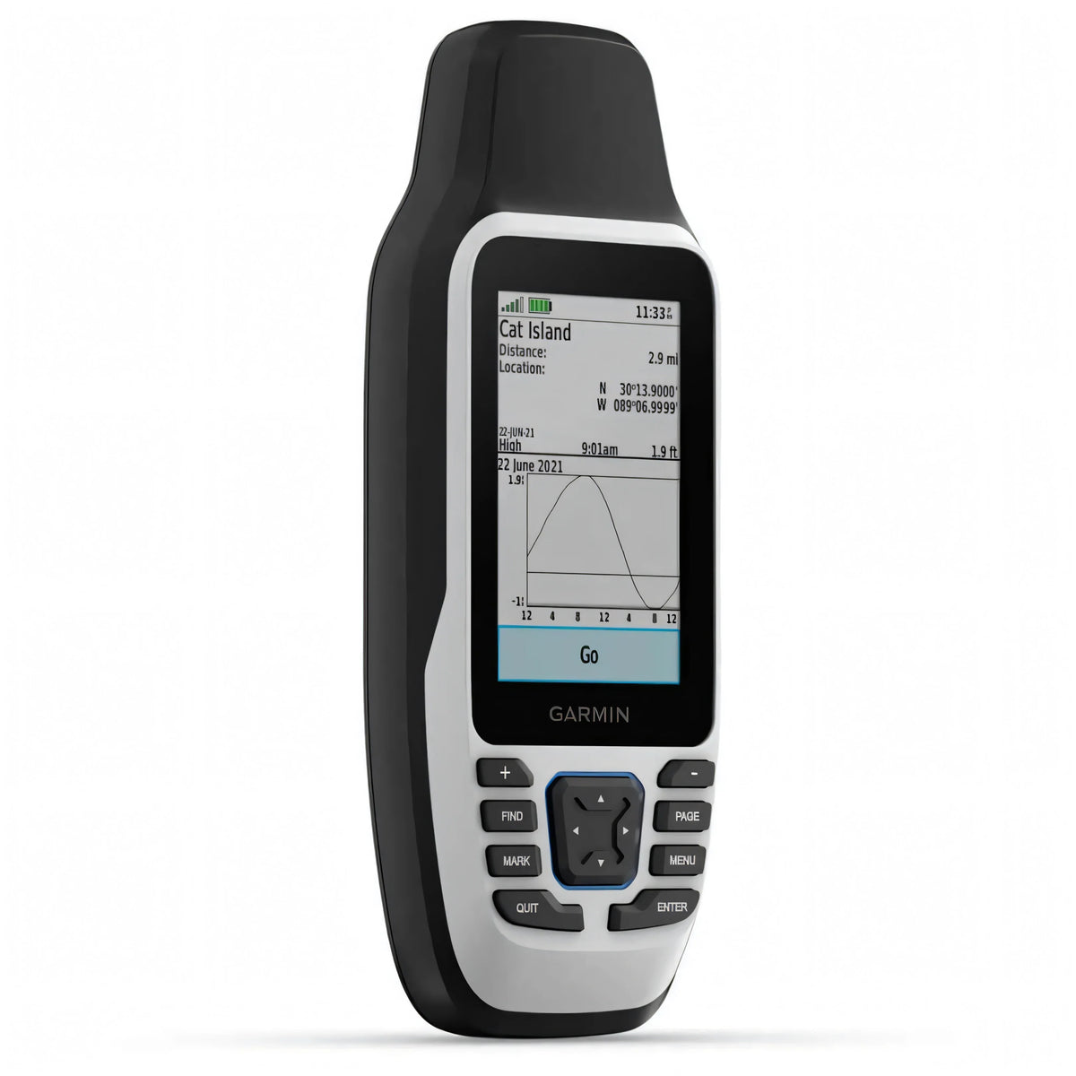 GPS portatile Garmin GPSMAP 79s WW nero e grigio con schermo tide chart Cat Island